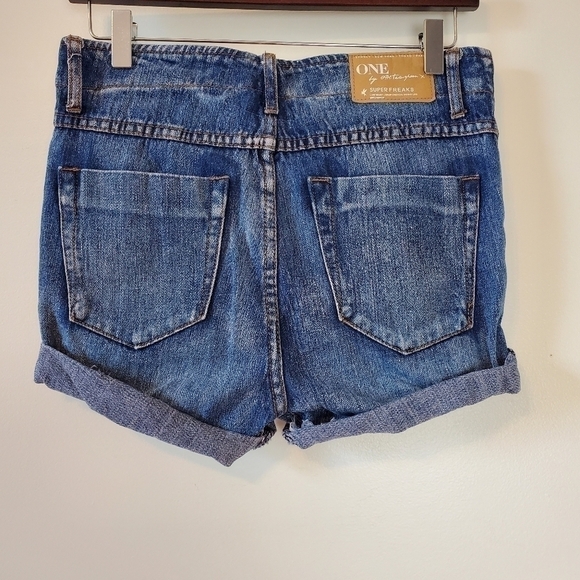 ONE Teaspoon Super Freak Shorts Cobain - Picture 7 of 11